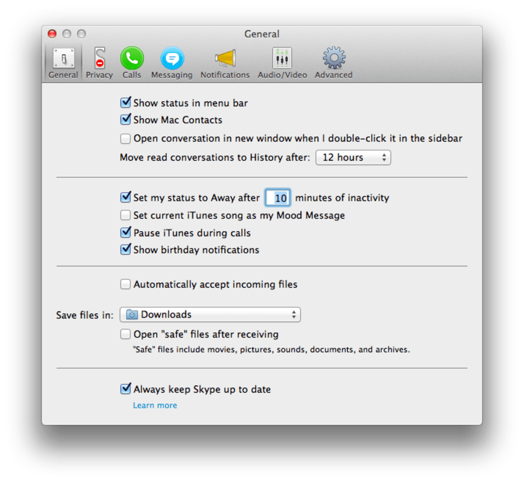 skype download mac 10.6 version for free